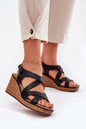 Wedge heel sandals model 212834 Step in style