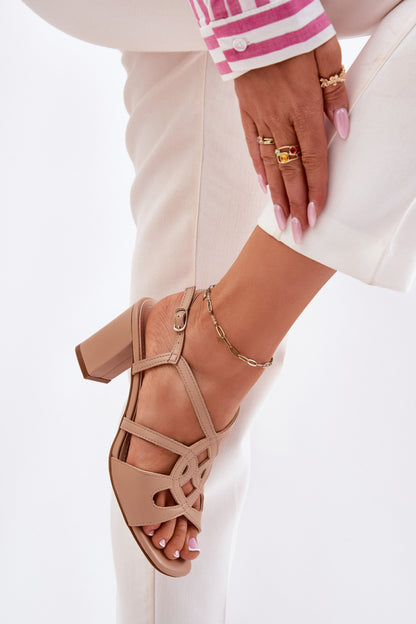 Heeled sandals model 212835 Step in style