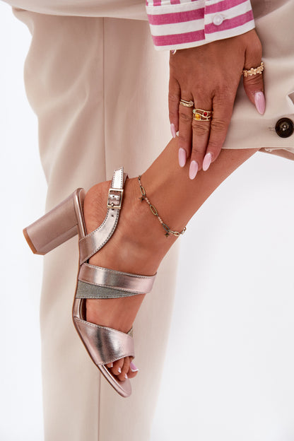 Heeled sandals model 212909 Step in style
