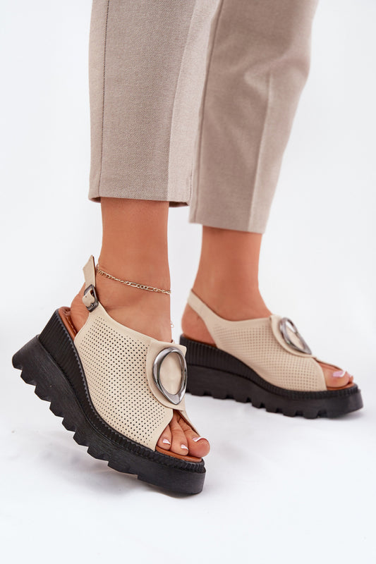 Wedge heel sandals model 213005 Step in style
