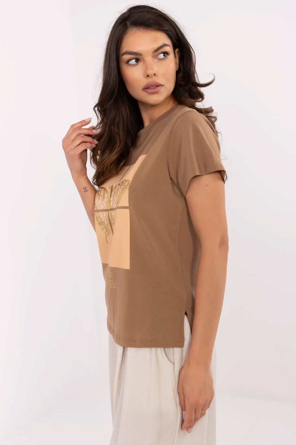 T-shirt Model 213107 Factory Price