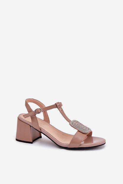 Sandals with heel model 213184 Step in style