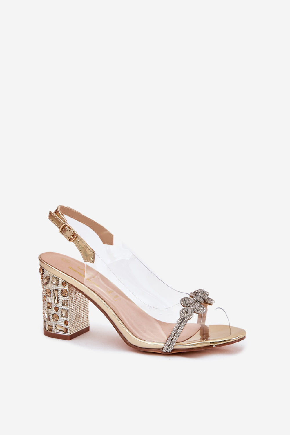 Sandals with heel model 213936 Step in style