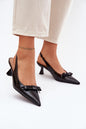 Sandals with heels model 214385 Step in style