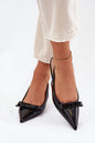 Sandals with heels model 214385 Step in style