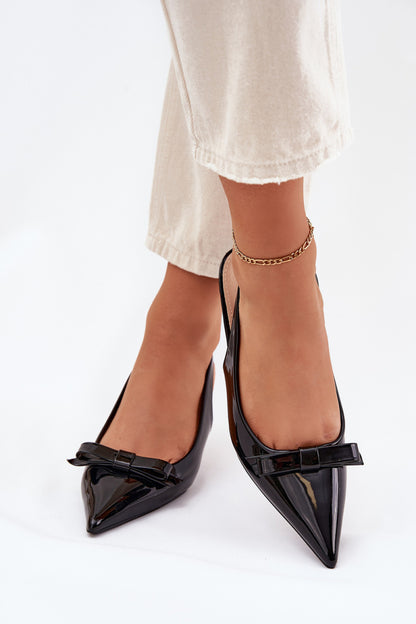 Sandals with heels model 214385 Step in style