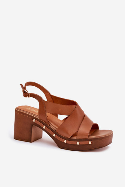 Heeled sandals model 214390 Step in style
