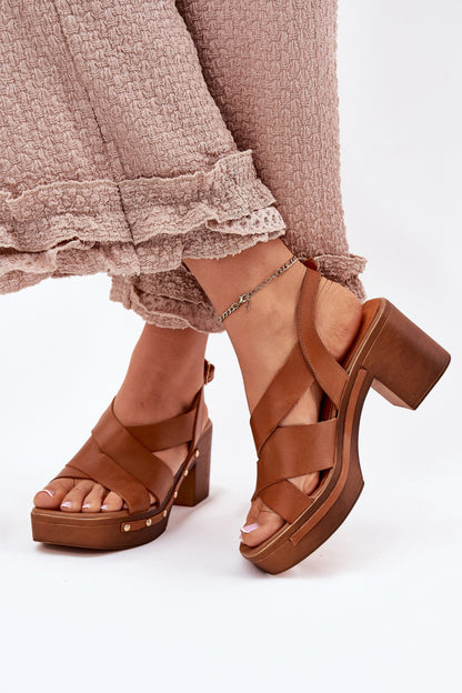 Heeled sandals model 214390 Step in style