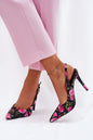 Sandals with heel model 214484 Step in style