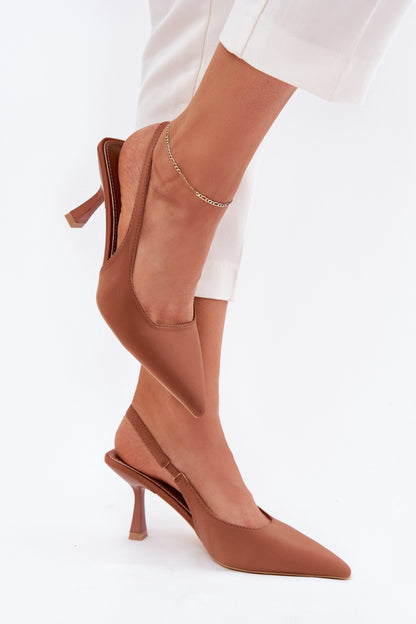 Sandals with heel model 214991 Step in style