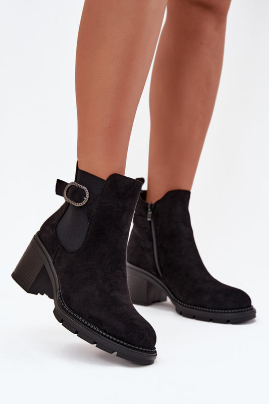 Ankle boots with heel model 216653 Step in style