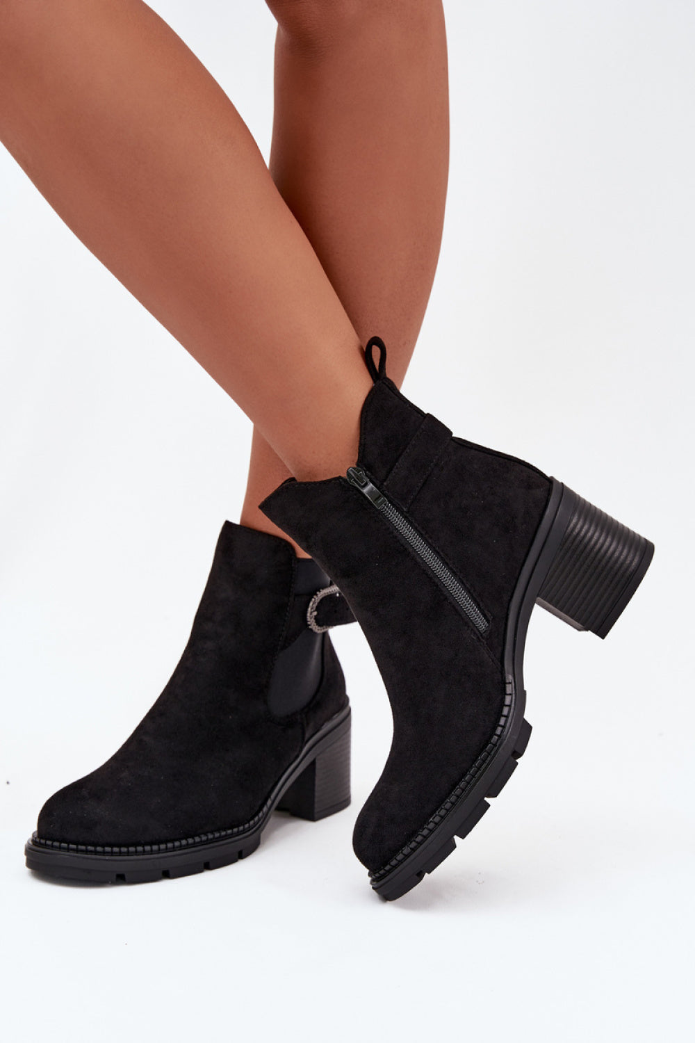 Ankle boots with heel model 216653 Step in style