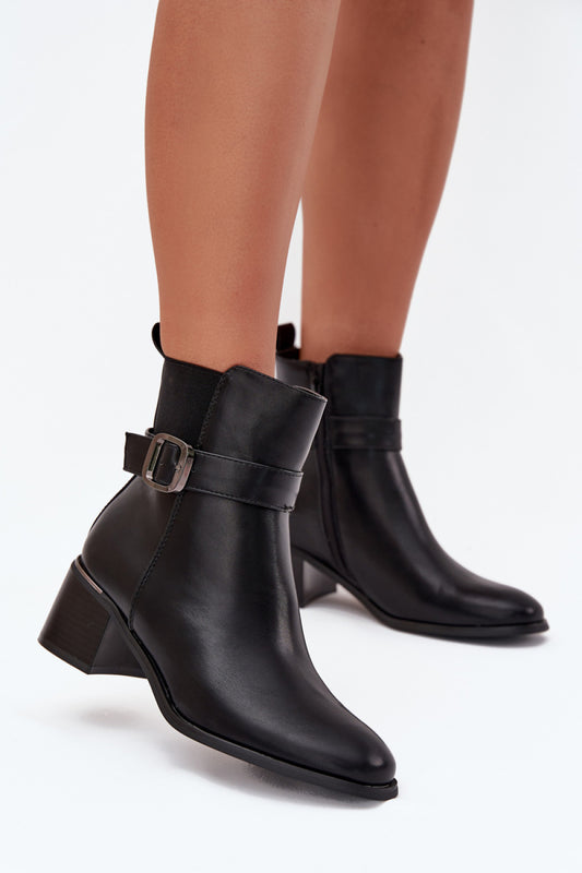 Ankle boots with heels model 216655 Step in style