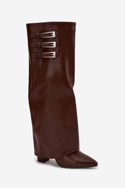 Boots with heels model 216788 Step in style