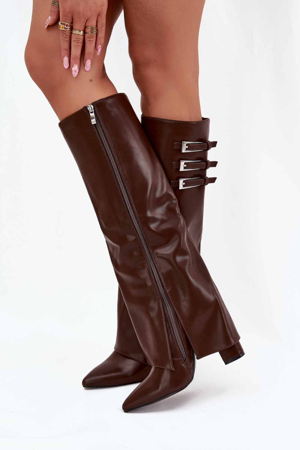 Boots with heels model 216788 Step in style