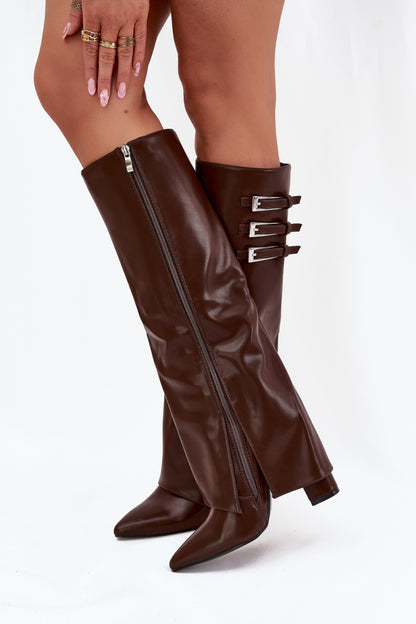 Boots with heels model 216788 Step in style