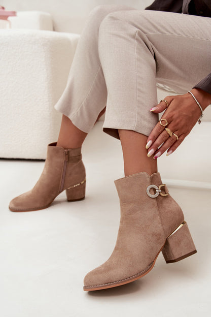 Ankle boots with heel model 216807 Step in style