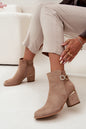 Ankle boots with heel model 216807 Step in style