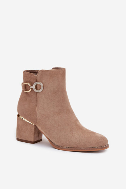 Ankle boots with heel model 216807 Step in style