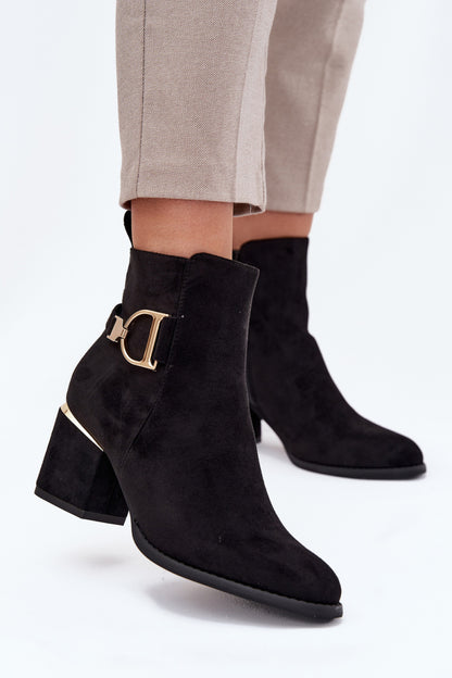 Ankle boots with heels model 216809 Step in style