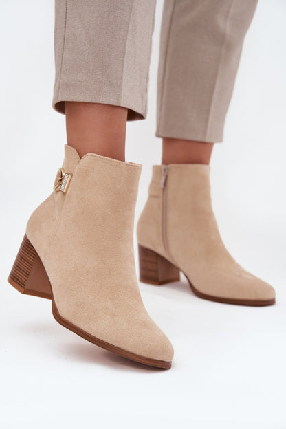 Ankle boots with heel model 216812 Step in style