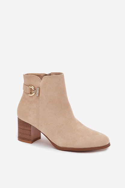 Ankle boots with heel model 216812 Step in style