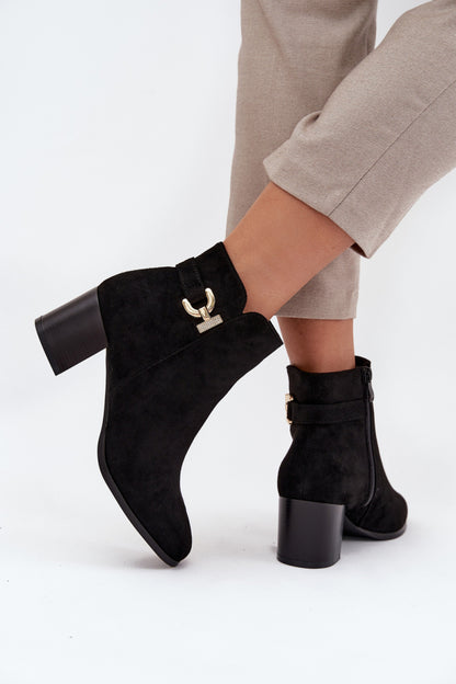 Ankle boots with heels model 216813 Step in style
