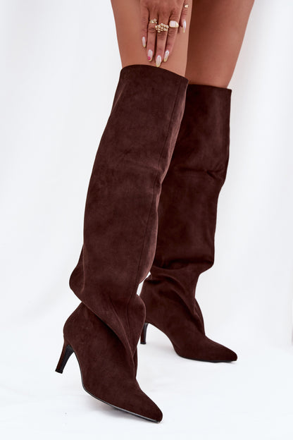 Boots with heels model 216996 Step in style
