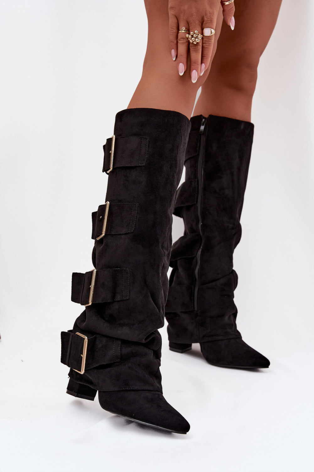 Boots with heels model 217203 Step in style