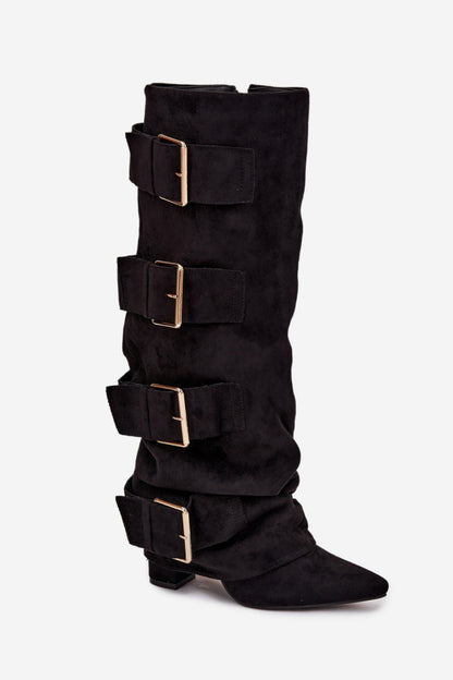 Boots with heels model 217203 Step in style