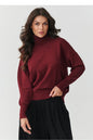 Rollkragenpullover model 217397 Makadamia