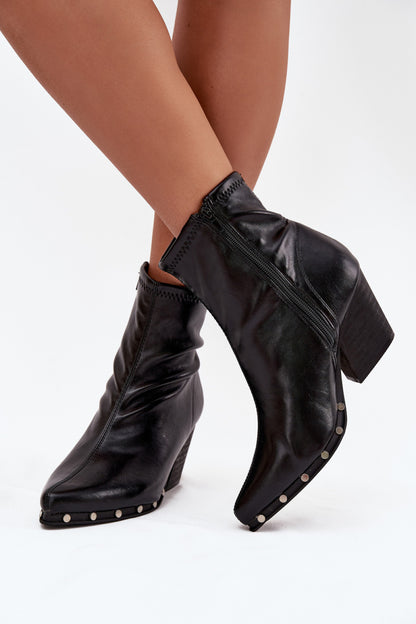 Ankle boots with heel model 217499 Step in style