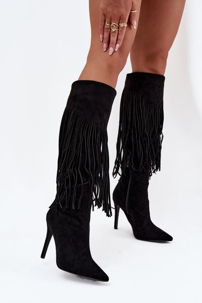 Boots with heels model 217513 Step in style