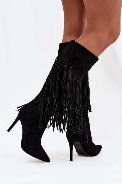 Boots with heels model 217513 Step in style