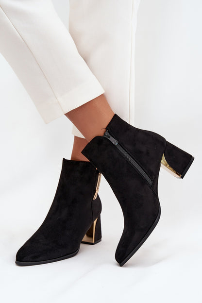 Ankle boots with heel model 217724 Step in style
