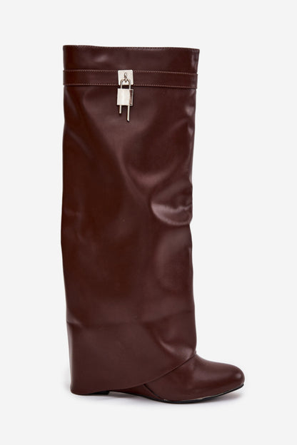 Platform boots model 217756 Step in style