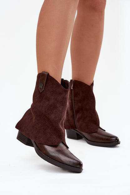 Ankle Boots with Heels Model 217811 Step in style