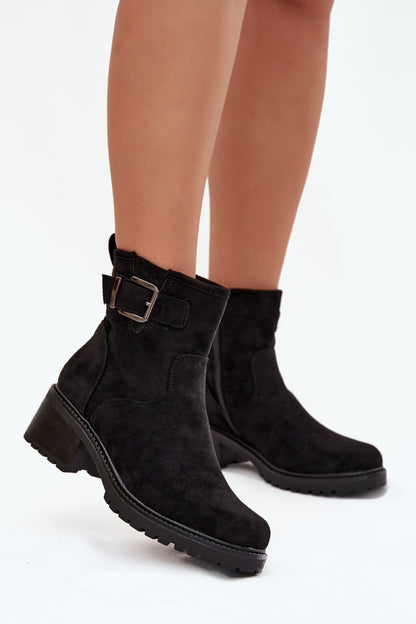 Ankle boots with heels model 217814 Step in style