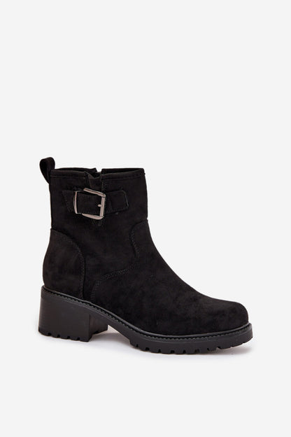 Ankle boots with heels model 217814 Step in style