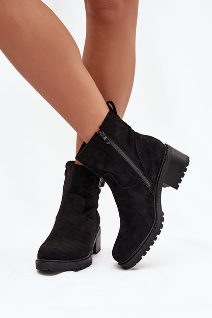 Ankle boots with heels model 217814 Step in style