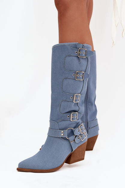 Boots with heels model 217817 Step in style