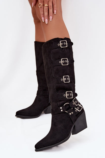 Boots with heels model 217819 Step in style