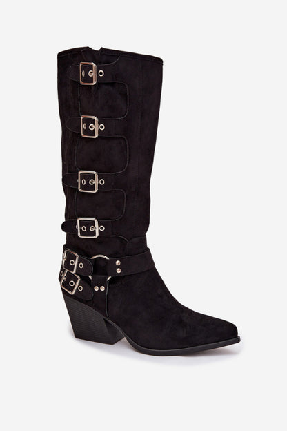 Boots with heels model 217819 Step in style