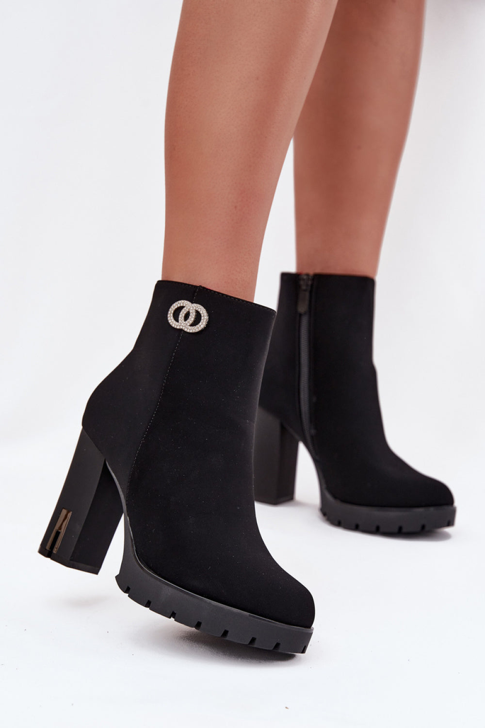 Ankle boots with heels model 218077 Step in style