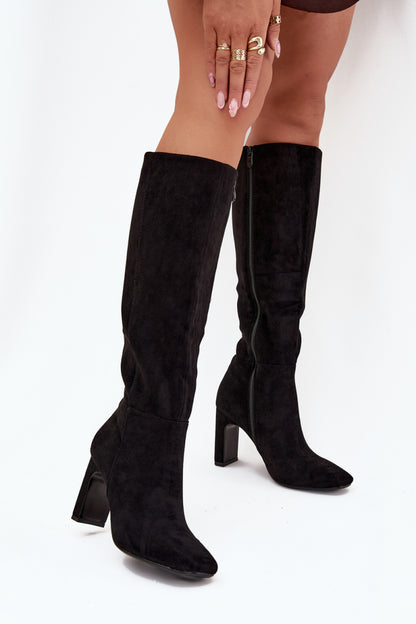 Boots with heels model 218091 Step in style