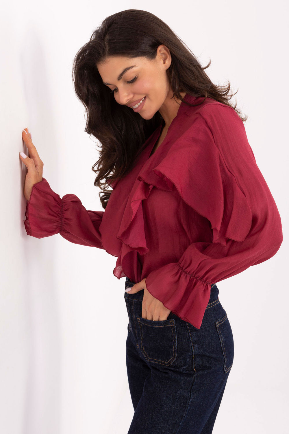 Langarm Hemd model 218414 Rue Paris