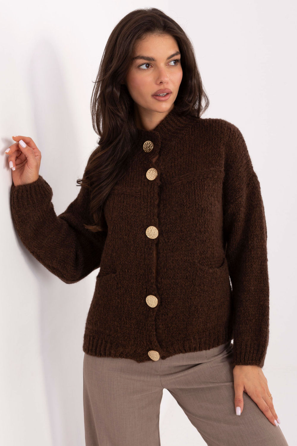 Cardigan style 218420 Italy Moda