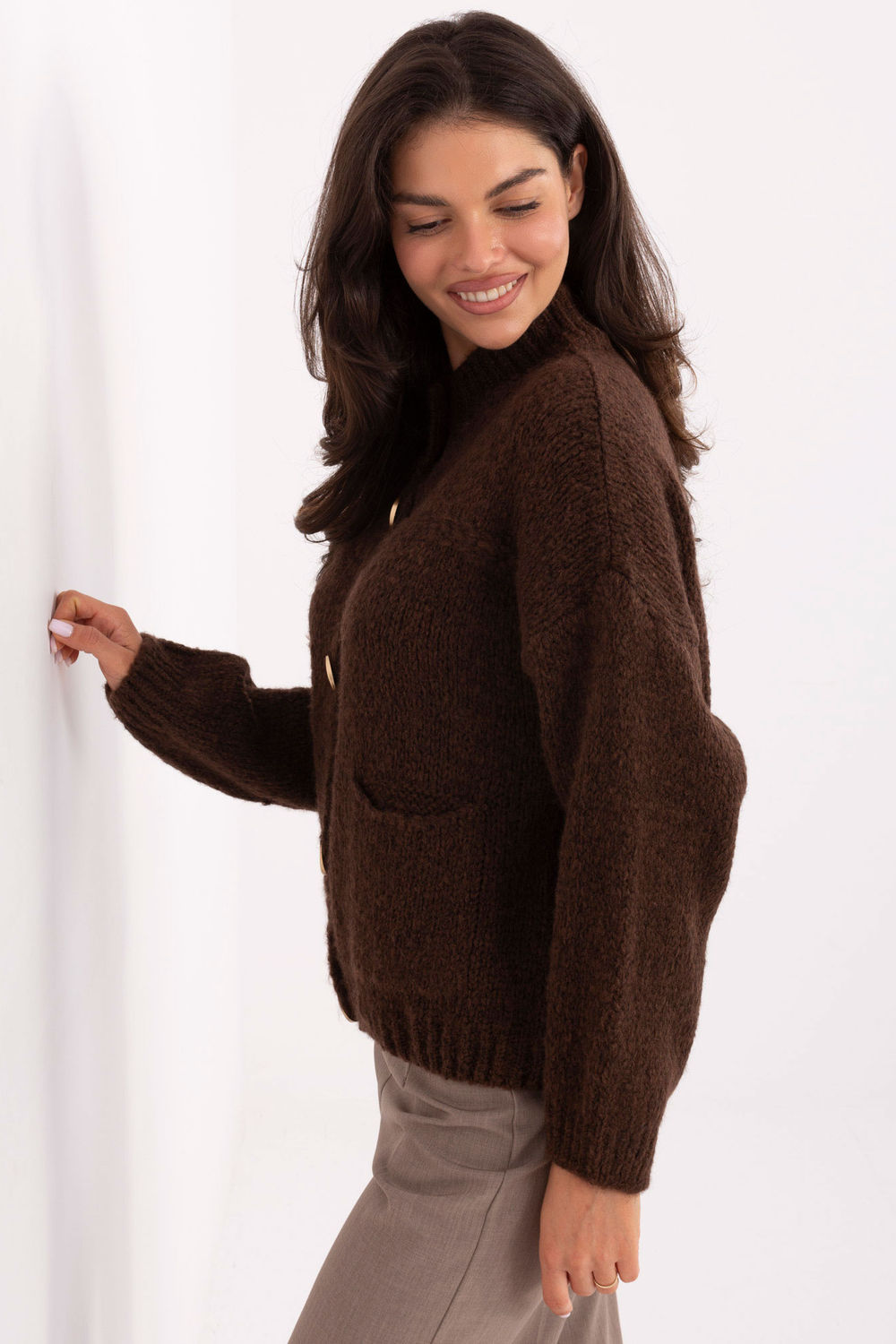 Cardigan style 218420 Italy Moda