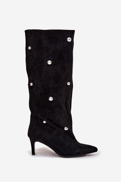 Boots with heels model 218484 Step in style