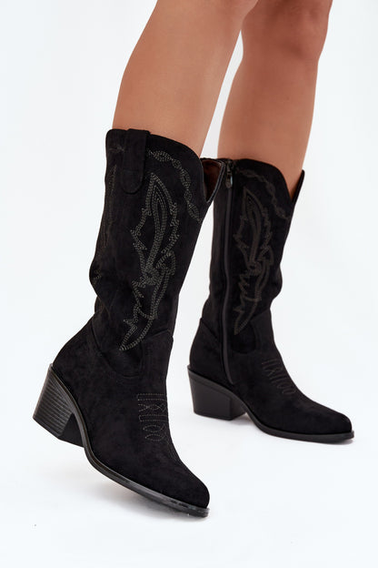 Boots with heels model 218488 Step in style